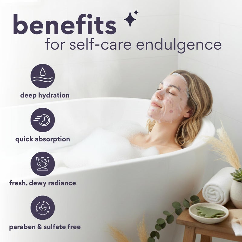 dearcloud Moomin Sea Me Glow Dew Essence Face Mask, Korean Sheet Mask - Allantoin, Niacinamide & Cica (3 Pack) - Image 3